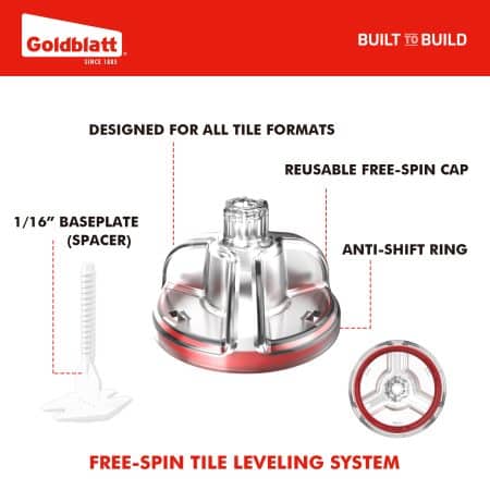 Free-spin Tile Leveling System