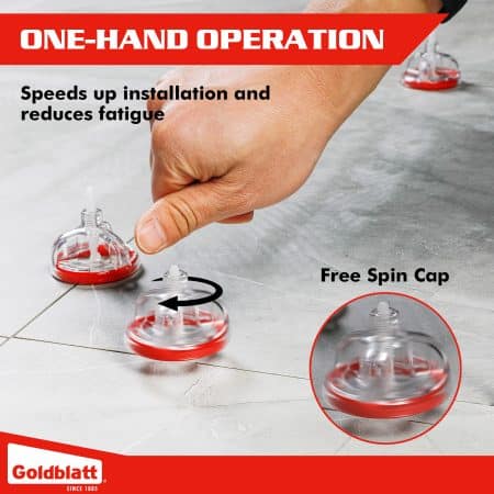 Free-spin Tile Leveling System