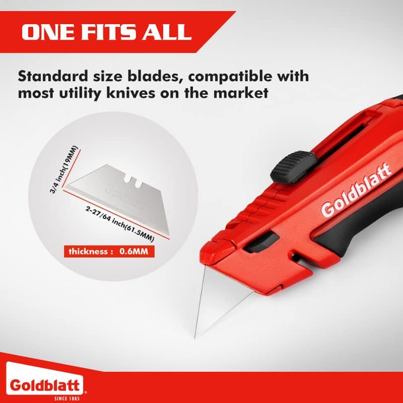 100-Pack Utility Blades With Dispenser