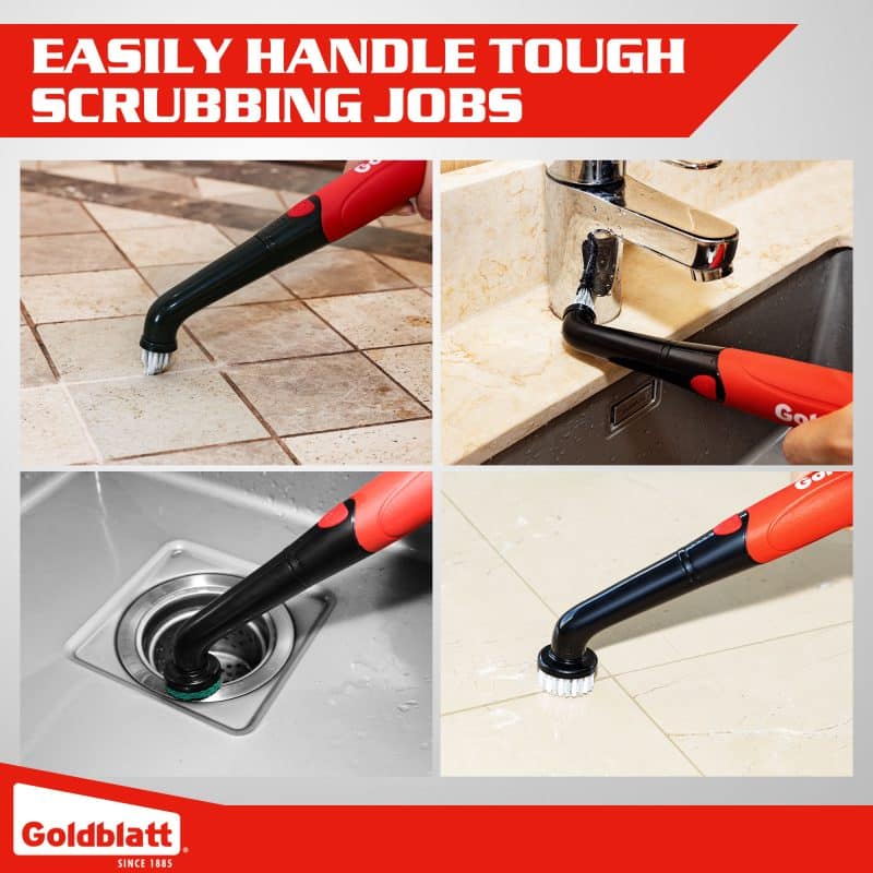 Electric Spin Scrubber Cordless 18-Piece Kit