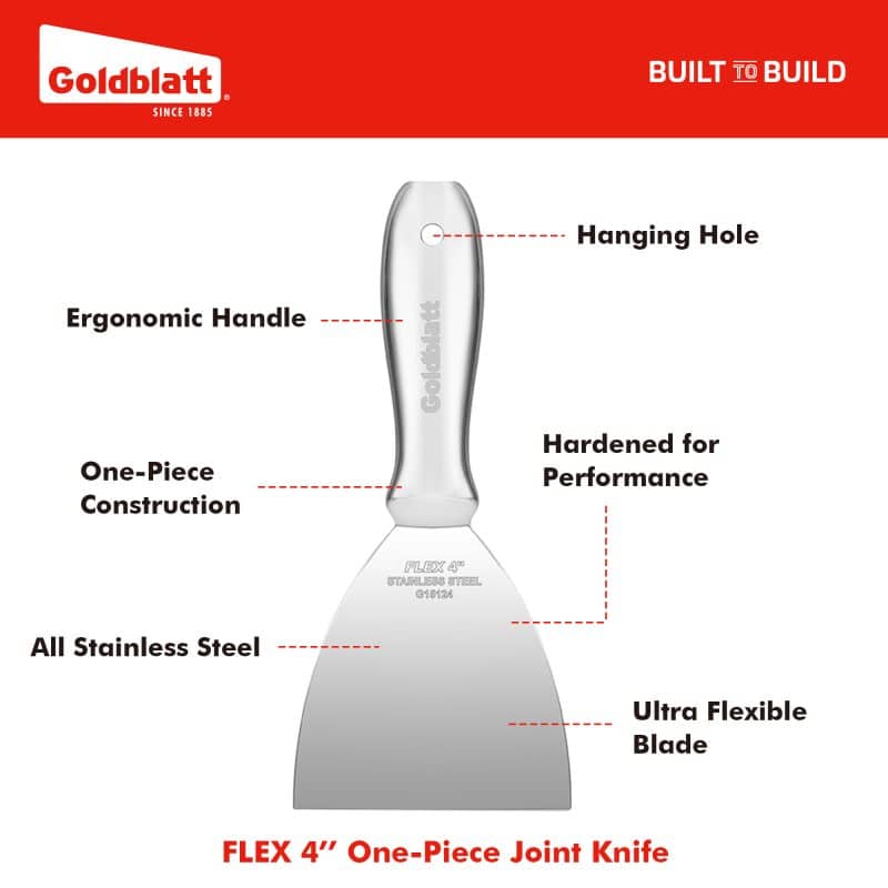 3-Pack One-piece Stainless Steel Joint Knife Set (4″, 5″, 6″)