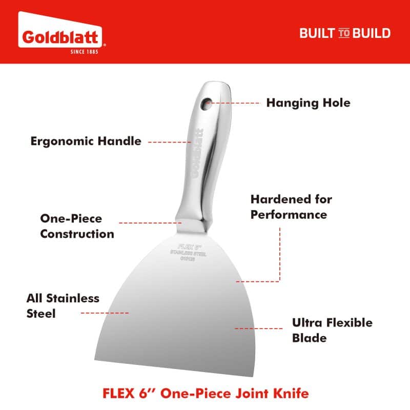 6″ One-piece Stainless Steel Joint Knife